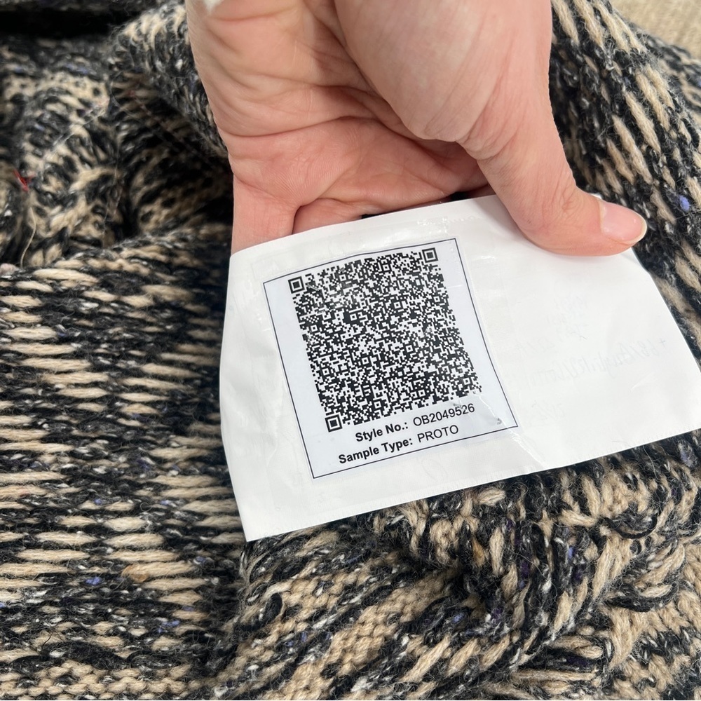 Free People Mt. Snow "SKI" Half Zip Collared Winter Knit Pullover Tunic Sweater - Picture 11 of 11